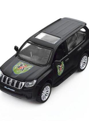 Машинка металлическая из серии "шевроны героев" - toyota land cruiser prado - "110 омбр"