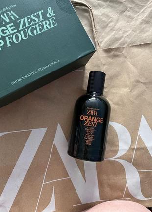 Чоловічі zara orange zest 100 ml туалетна вода