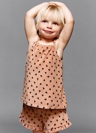 Костюм шорты+майка зара 116