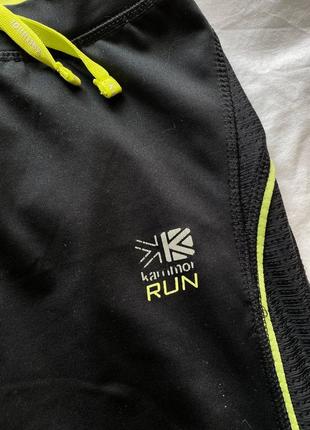 Лосини для бігу karrimor run, легінси для спорту, капрі, вкорочені спортивні штани з кишенею, обмін5 фото