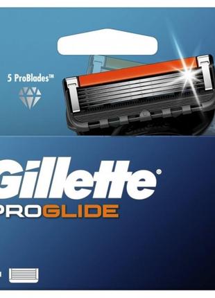 Змінні чоловічі касети для гоління (леза картриджі) gillette  proglide 4 шт4 фото