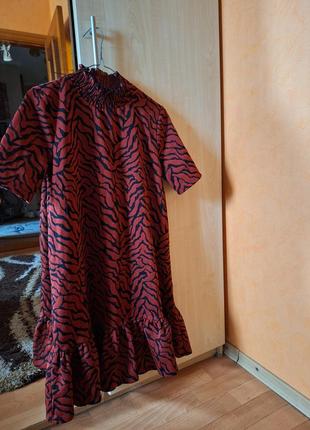 Сукня zara анімалістичний принт