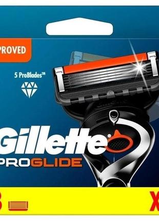 Змінні картриджі для гоління (леза касети) чоловічі gillette  proglide 8 шт2 фото