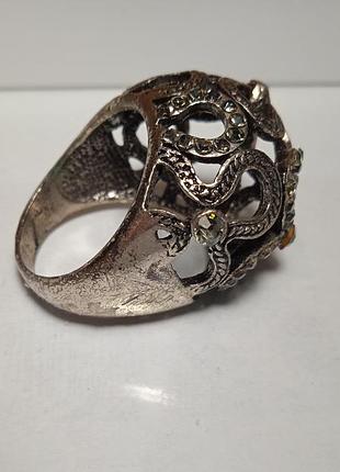 Кольцо перстень большое 4