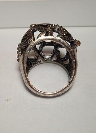 Кольцо перстень большое 5