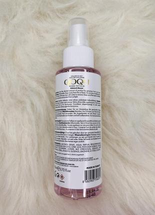 Турецкая розовая вода для лица qoqu rose petals