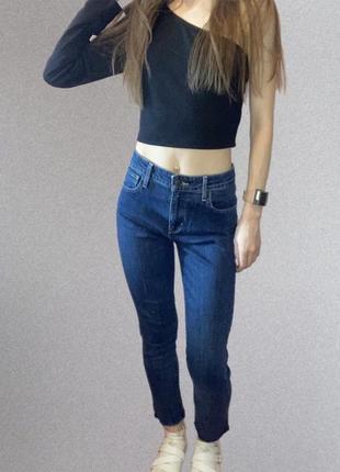 Оригинальные джинсы levi’s 721 с необработанным кроем2 фото