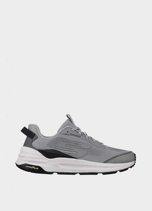 Чоловічі кросівки skechers/ оригінальні чоловічі кросівки сірого кольору