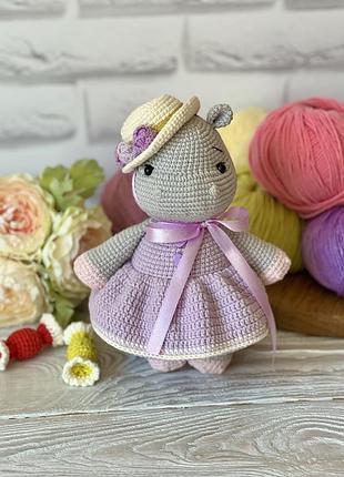 Іграшка в‘язана «бегемот полі»