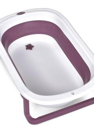Kmme1152 pink ванночка basic pink дитяча, силікон, складана, 78*49*20, рожевий