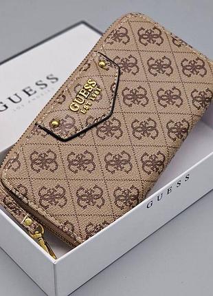 Жіночий гаманець guess cocktail  бежевий