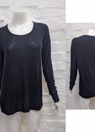 Alexander wang оригинал лаконичный лонгслив из вискозы с шерстью и шёлком