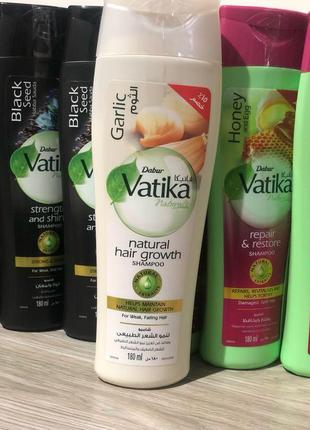 Дабур ватика шампунь «для росту волосся», з екстрактом часнику, 1
