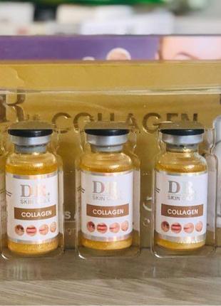 Dr.collagen skin oilex колаген з золотом для шкіри обличчя, шиї т1 фото