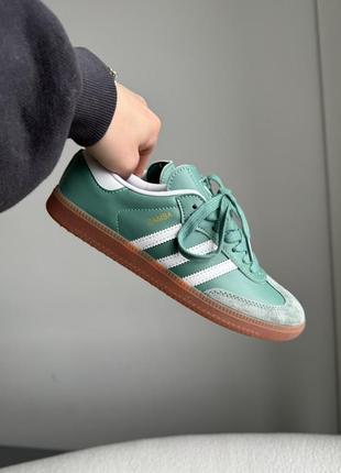 Adidas samba mint, женские кроссовки адидас самба, кроссовки женские ададас