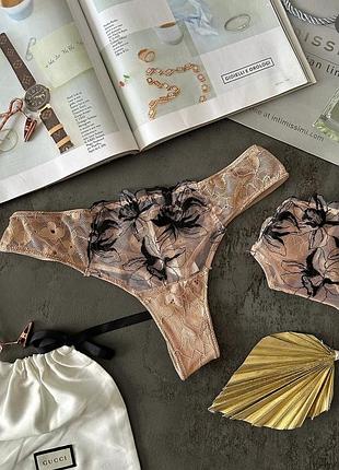 Красивые кружевные трусики бразильяна от intimissimi