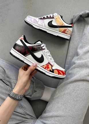 Мужские кроссовки nike dunk low sail multi-camo