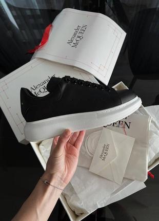Кроссовки alexander mcqueen sneaker black white