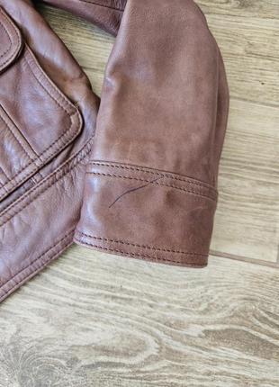 Шкіряна куртка massimo dutti4 фото