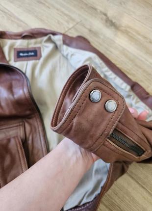 Шкіряна куртка massimo dutti8 фото