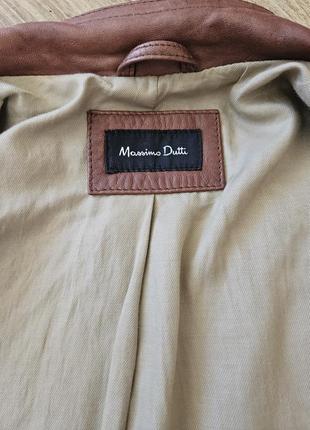 Шкіряна куртка massimo dutti5 фото