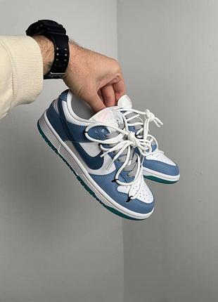 Кроссовки nike sb dunk low blue 6