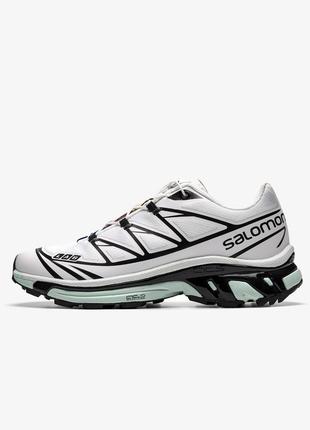 Salomon xt-6 'white icy morn' box 36