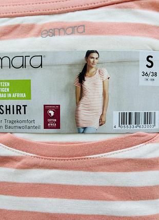 Женская удлиненная футболка esmara прилегающего кроя евро 36-38