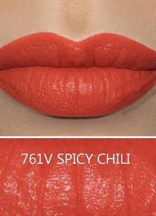 Clarins joli rouge помада для губ, 761v velvet spicy chili