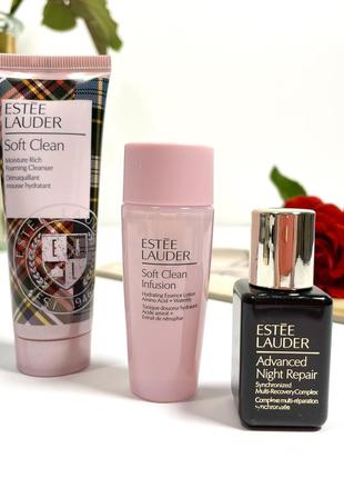 Набір із трьох базових продуктів estee lauder. estée lauder оригінал.