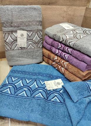 Набір банних махрових рушників,упаковка 8 шт