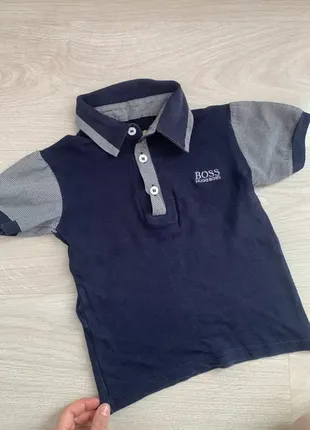 Футболка поло boss на 3-4роки