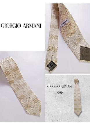 Шовкова краватка люксового бренду giorgio ea7 armani