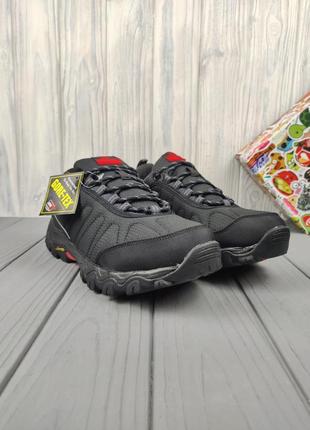 Кроссовки меррелл merrell moab gtx thermo black red4 фото