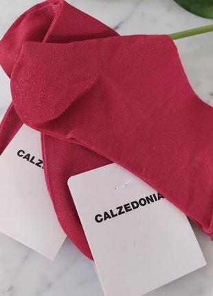 Носочки (шкарпетки)calzedonia з люрексом червоні