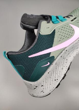 Кроссовки найк женские подростковые nike pegasus trail 3 gray black pink4 фото