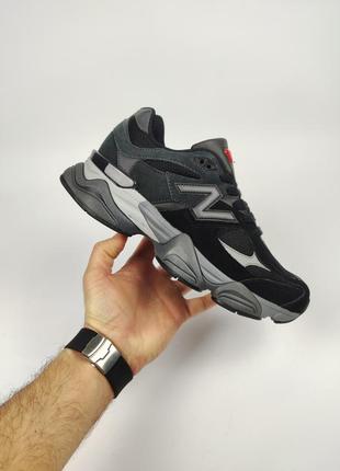 Кроссовки new balance 9060 black d.gray4 фото