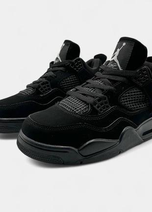 Jordan 4 black cat5 фото