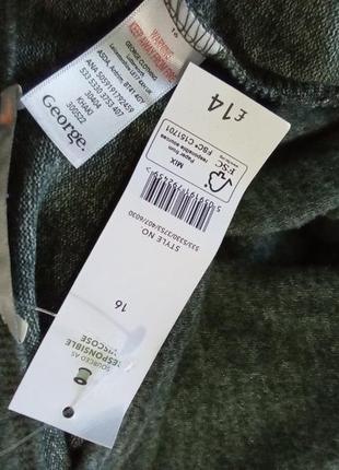 Брендовое новое теплое платье р.16.