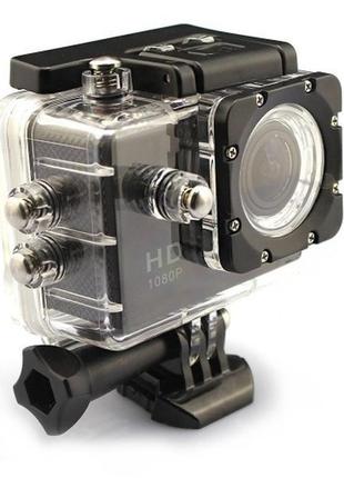 Екшн-камера a7 fullhd + аквабокс + повний комплект реєстратора + кріплення на шолом6 фото