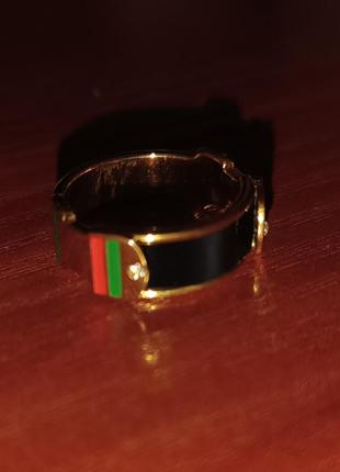 Красивое модное кольцо в стиле gocci нержавеющая сталь6 фото