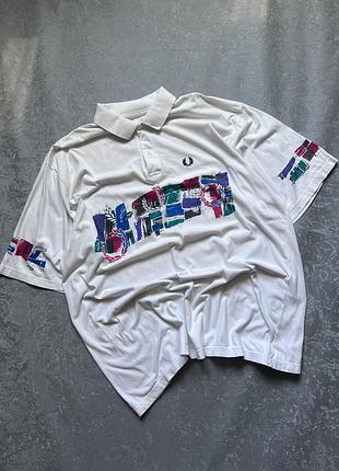 Вінтажна футболка-поло fred perry vintage