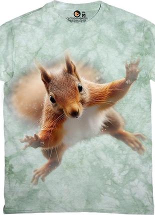 Футболка білка crazy squirrel футболка унісекс3 фото