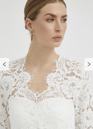 Весільна дизайнерська мереживна сукня ivy&oak