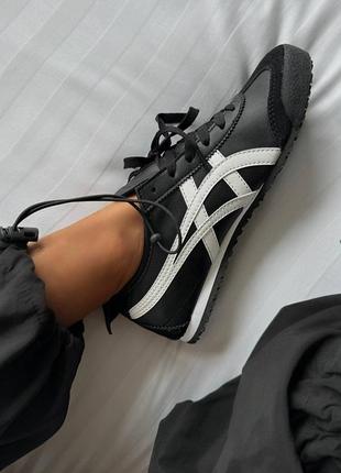 Не реально круті кросівки asics onitsuka tiger mexico 66 black5 фото