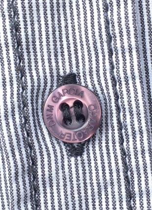Сорочка довгий рукав garcia jeans дитяча 152/158 світло сіра весна літо6 фото