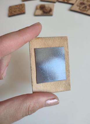 Магнит деревянный джокер joker череп черепа карта 👉 4х5см