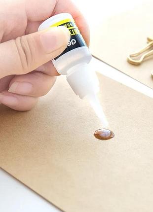 Супер клей 502 deli super glue 8 грамм цианоакриловый суперклей