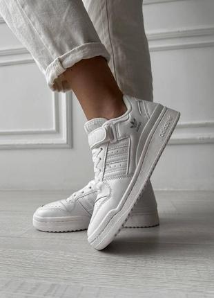 Кроссовки adidas forum white new