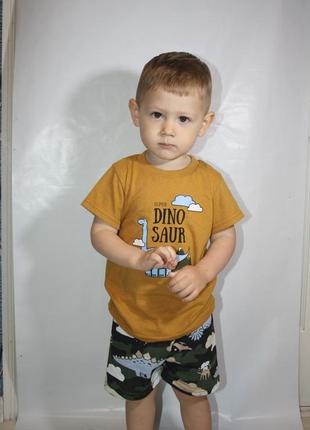 Костюм дитячий для хлопчика "динозавр"🦕4 фото